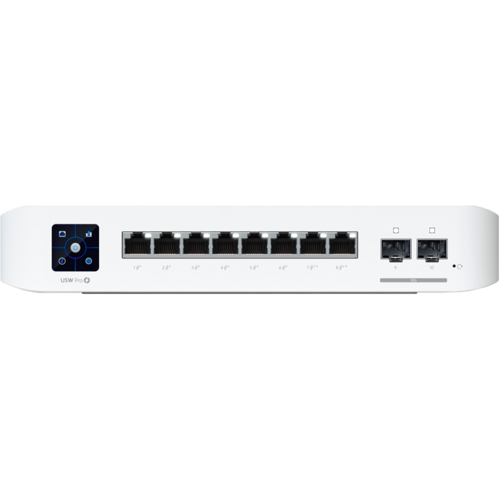Комутатор мережевий Ubiquiti USW-PRO-8-POE - фото 2 Комутатор мережевий Ubiquiti USW-PRO-8-POE - фото 2