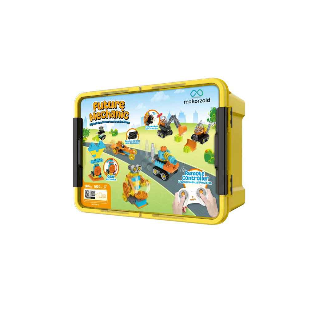 Конструктор Makerzoid Big Bloks - Future Mechanic (Механік майбутнього) (MKZ-OBK-EC) - фото 1 Конструктор Makerzoid Big Bloks - Future Mechanic (Механік майбутнього) (MKZ-OBK-EC) - фото 1