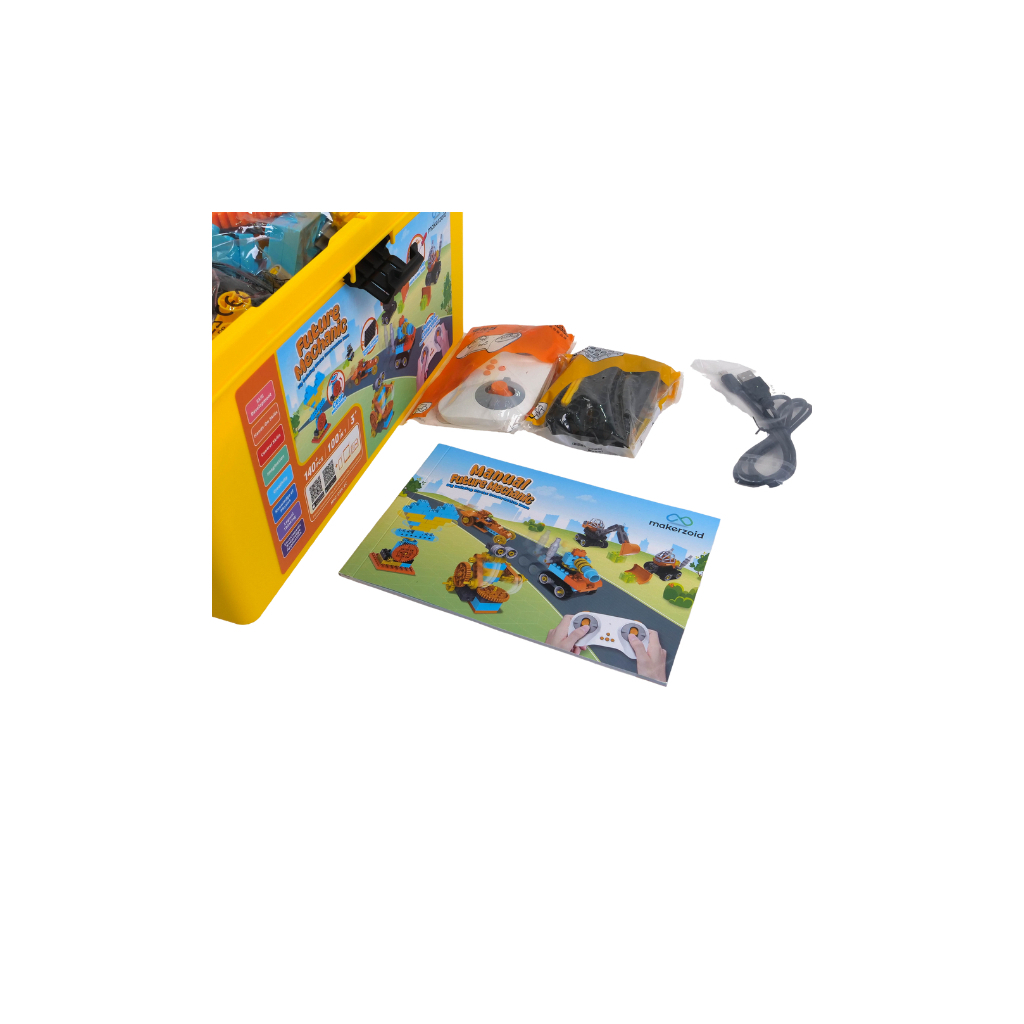 Конструктор Makerzoid Big Bloks - Future Mechanic (Механік майбутнього) (MKZ-OBK-EC) - фото 6 Конструктор Makerzoid Big Bloks - Future Mechanic (Механік майбутнього) (MKZ-OBK-EC) - фото 6