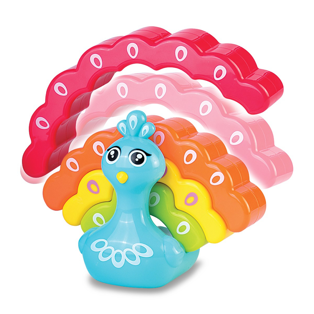 Розвиваюча іграшка Kiddi Smart Веселкове павенятко (4508-KS)