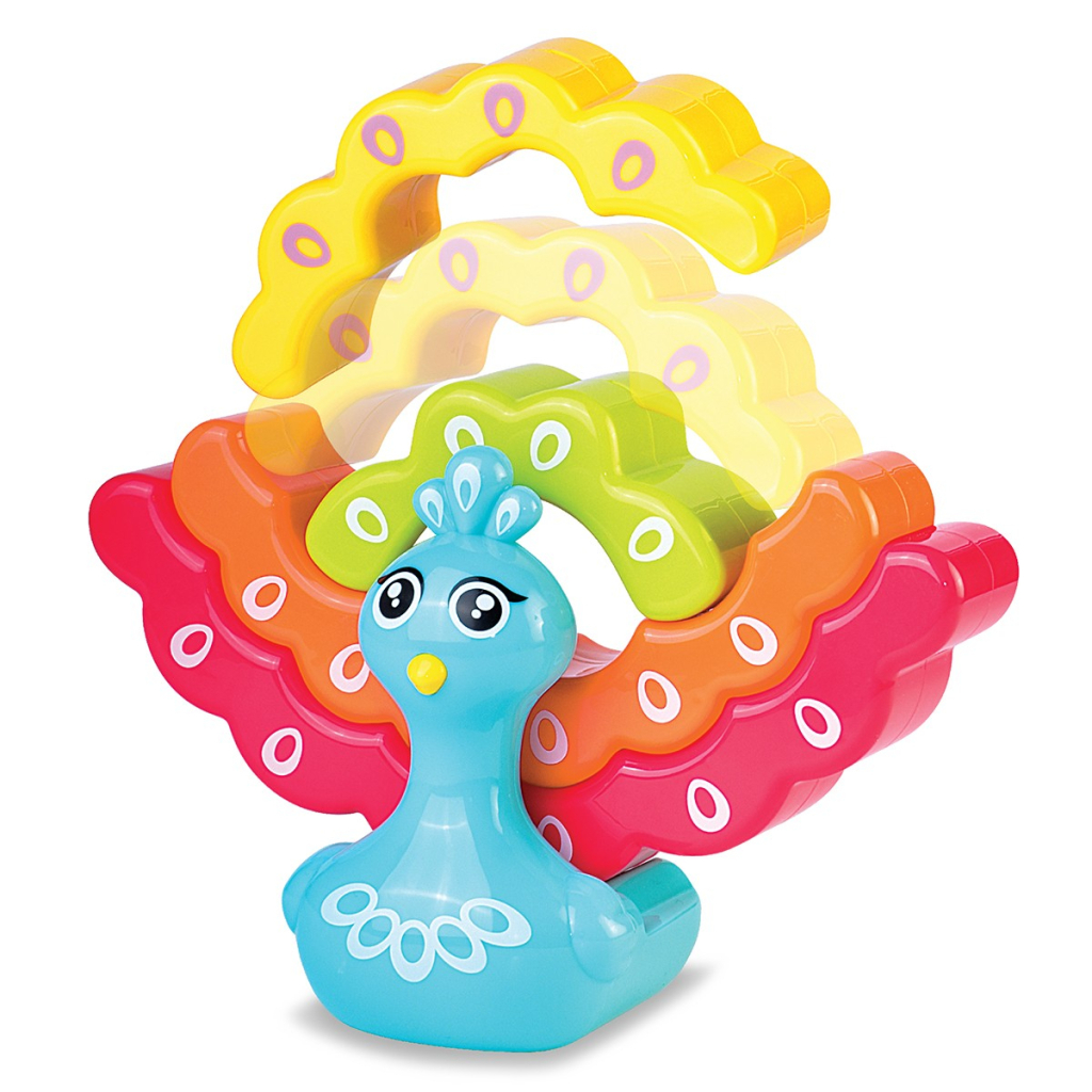 Розвиваюча іграшка Kiddi Smart Веселкове павенятко (4508-KS) - фото 2 Розвиваюча іграшка Kiddi Smart Веселкове павенятко (4508-KS) - фото 2