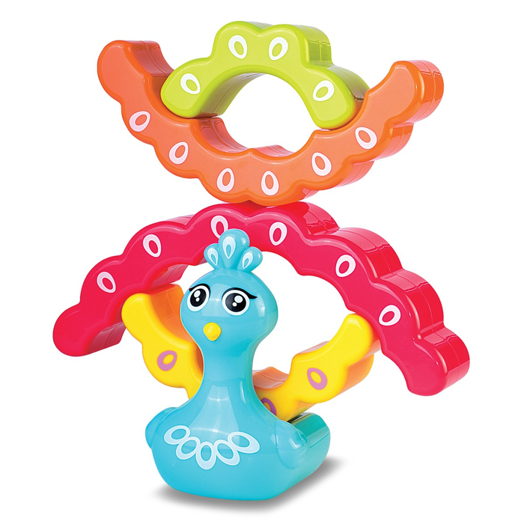 Розвиваюча іграшка Kiddi Smart Веселкове павенятко (4508-KS) - фото 3 Розвиваюча іграшка Kiddi Smart Веселкове павенятко (4508-KS) - фото 3