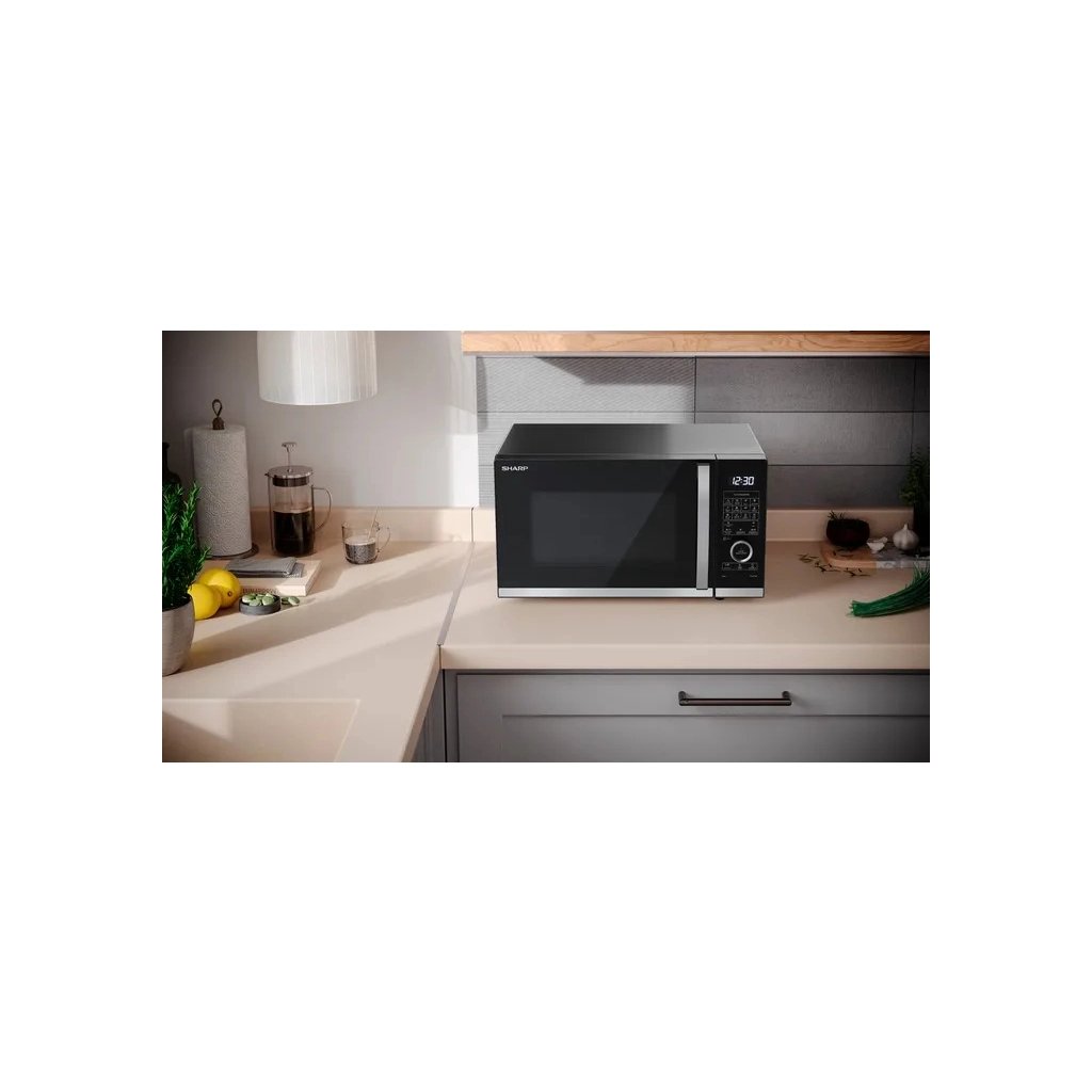 Мікрохвильова піч Sharp YC-QC254AE-B - фото 7 Мікрохвильова піч Sharp YC-QC254AE-B - фото 7