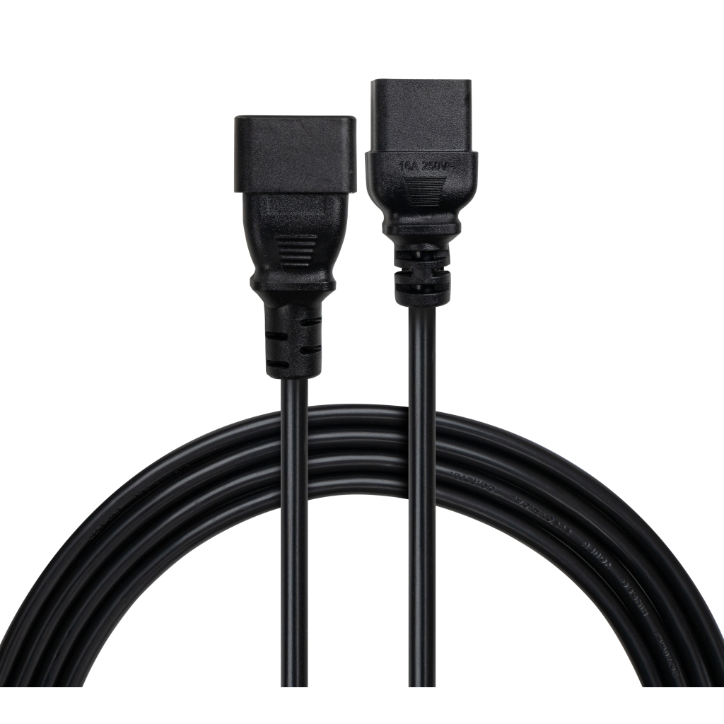 Кабель живлення C19 to C20 1.8m 1.5mm2 Rezone (RZPC-19201815) - фото 1