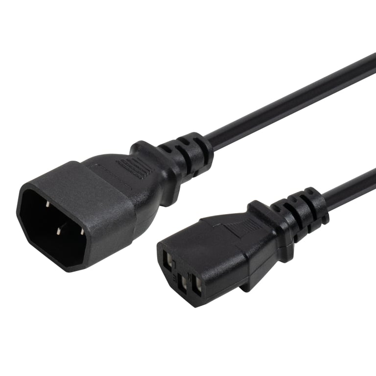 Кабель живлення C13 to C14 1.8m 0.75mm2 copper Vinga (VYPCC13141875CU) - фото 3