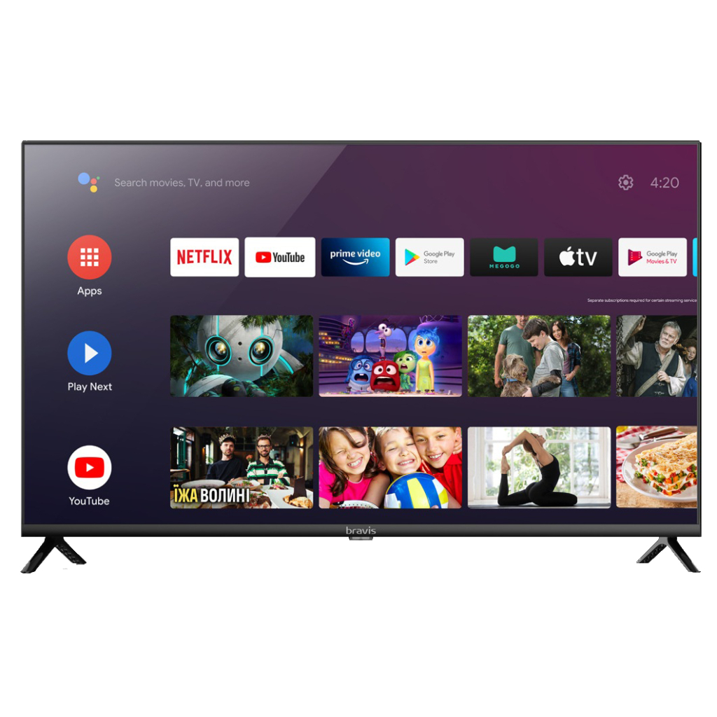 Телевізор Bravis 43K6000U - фото 2 Телевізор Bravis 43K6000U - фото 2