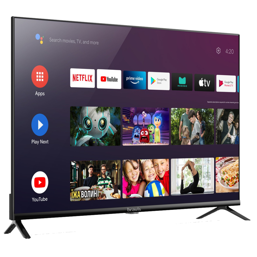 Телевізор Bravis 43K6000U - фото 3 Телевізор Bravis 43K6000U - фото 3