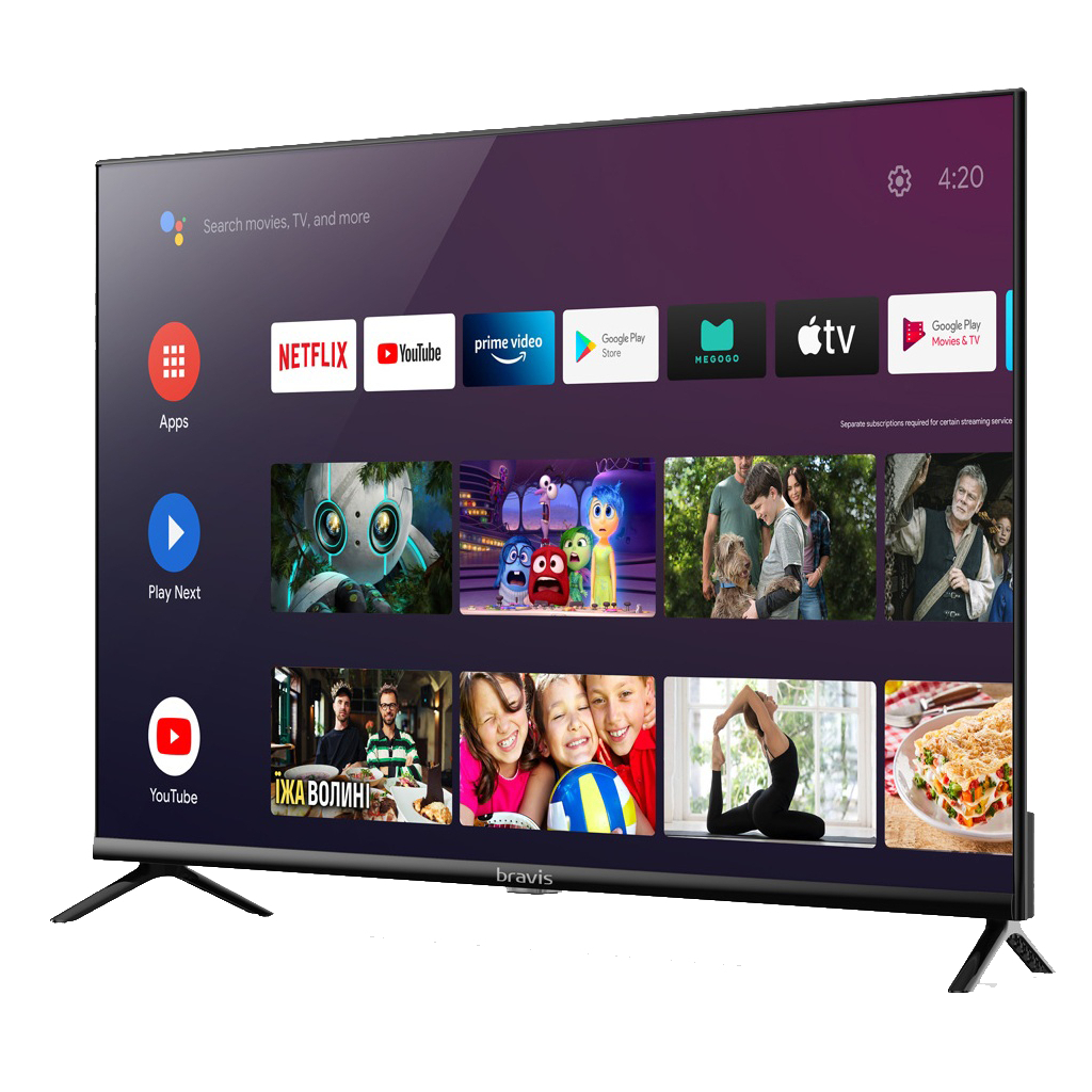 Телевізор Bravis 43K6000U - фото 5 Телевізор Bravis 43K6000U - фото 5