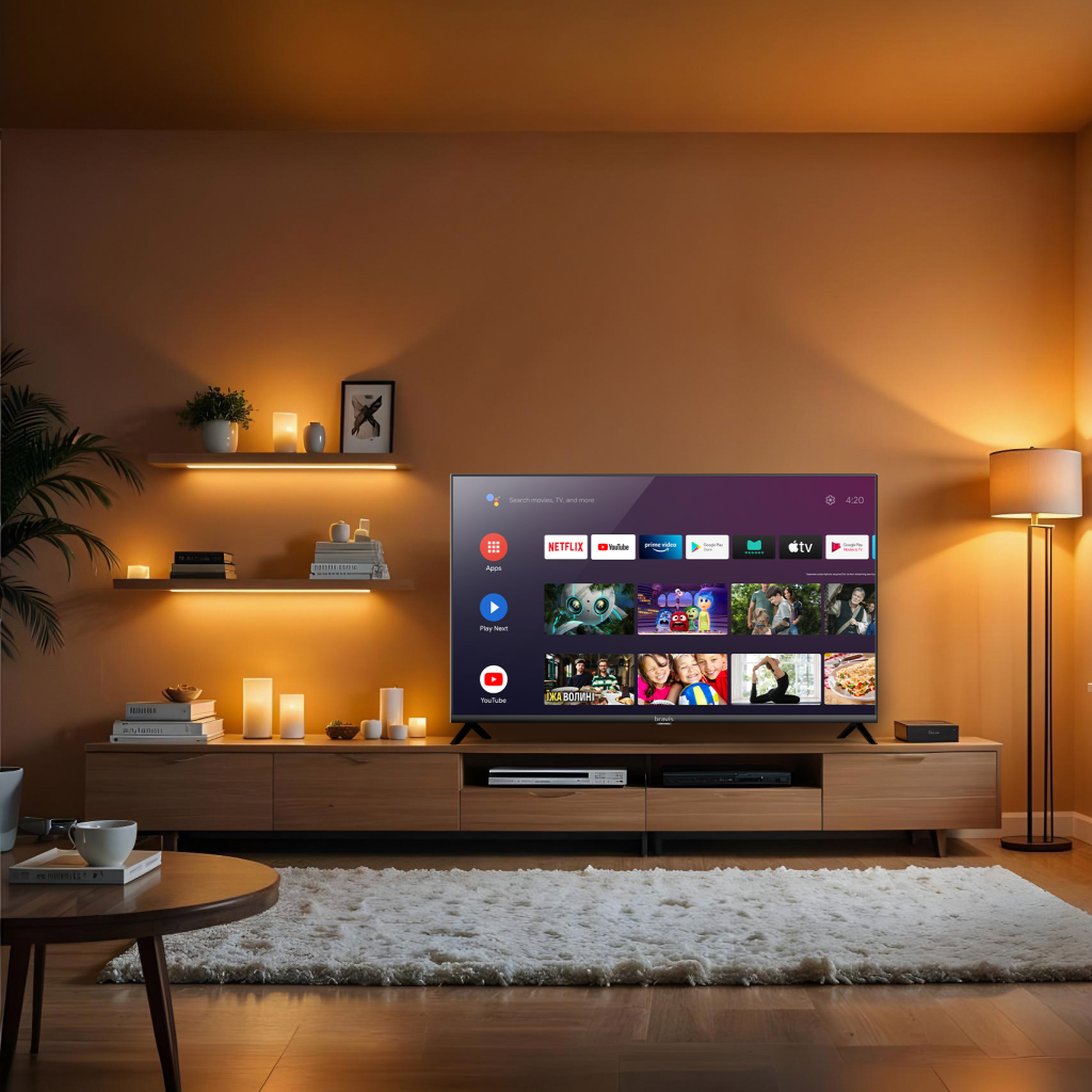 Телевізор Bravis 43K6000U - фото 8 Телевізор Bravis 43K6000U - фото 8