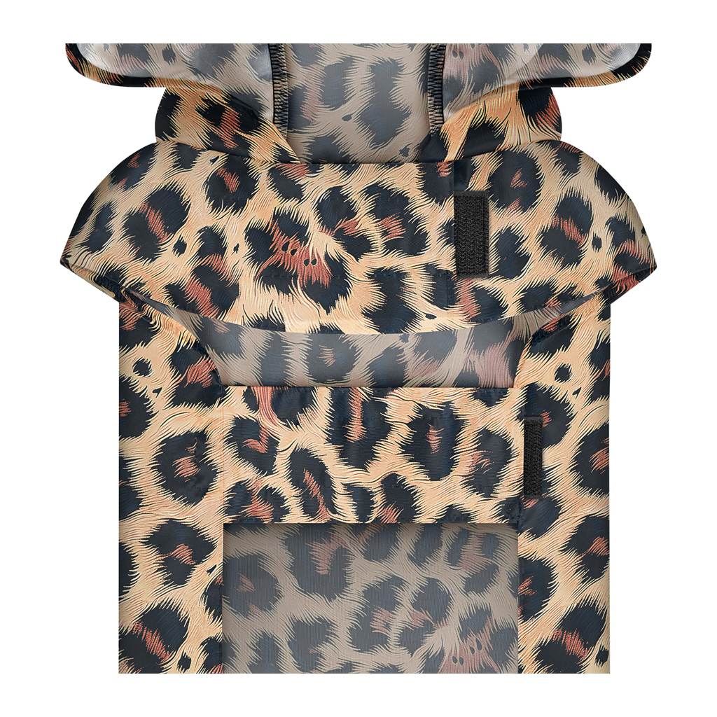 Дощовик для тварин WAUDOG Clothes Накидка з капюшоном Леопард L (358-4066) - фото 4 Дощовик для тварин WAUDOG Clothes Накидка з капюшоном Леопард L (358-4066) - фото 4