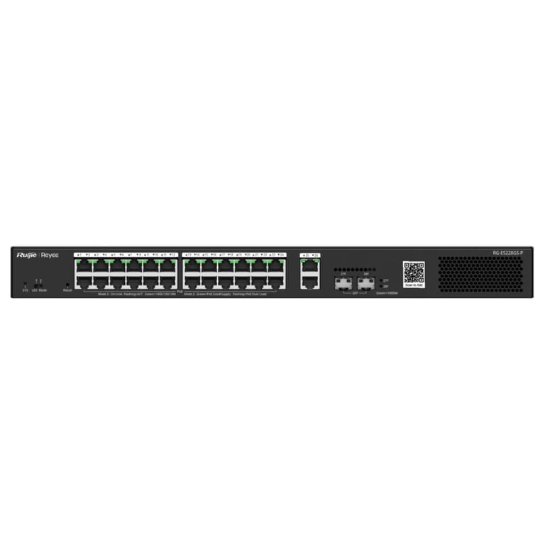 Комутатор мережевий Ruijie Networks RG-ES228GS-P - фото 2