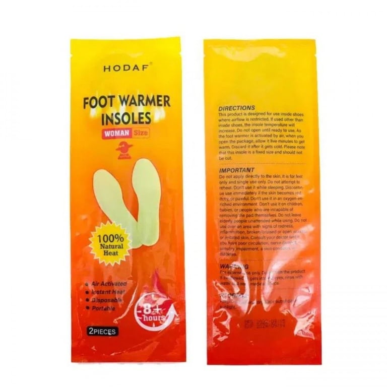 Хімічна грілка Hodaf для ніг розмір 23х7,6 см до 8 годин (Foot Warmer Women) - фото 2