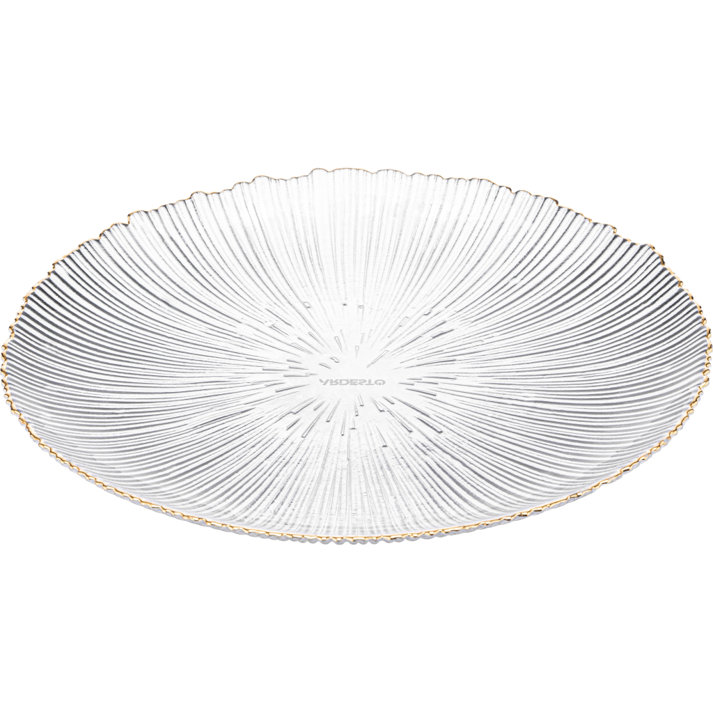 Тарілка Ardesto Mallow, 21см, скло, прозорий (AR5012) Тарілка Ardesto Mallow, 21см, скло, прозорий (AR5012)