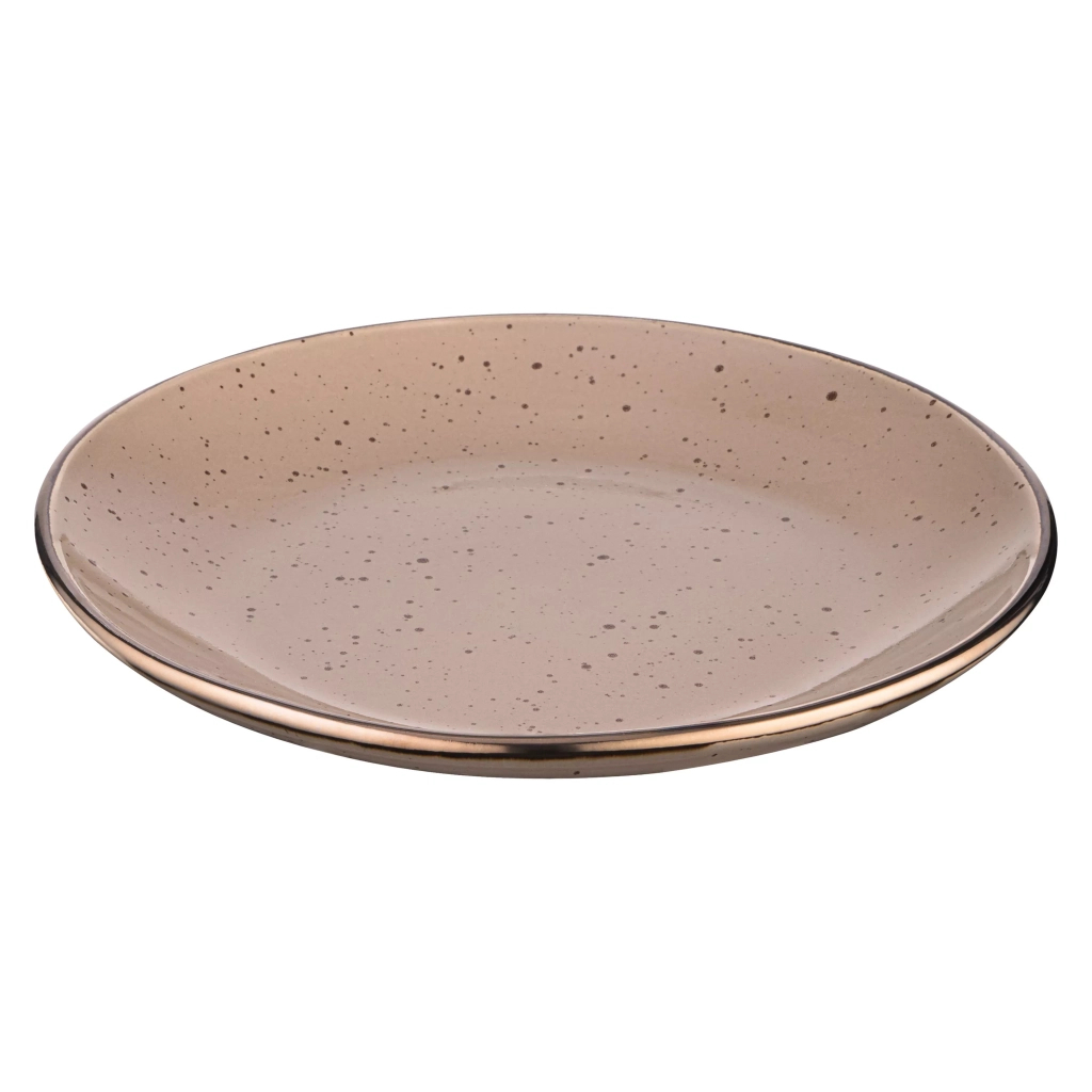 Тарілка Ardesto Emilia, 20см, кераміка, коричневий (AR0819EBR) - фото 2 Тарілка Ardesto Emilia, 20см, кераміка, коричневий (AR0819EBR) - фото 2