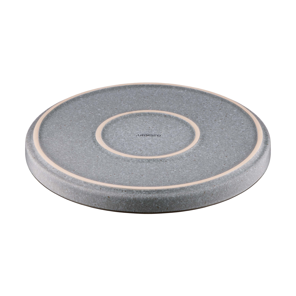 Тарілка Ardesto Fasano, 19.6см, кераміка, сірий (AR0219FG) - фото 4 Тарілка Ardesto Fasano, 19.6см, кераміка, сірий (AR0219FG) - фото 4