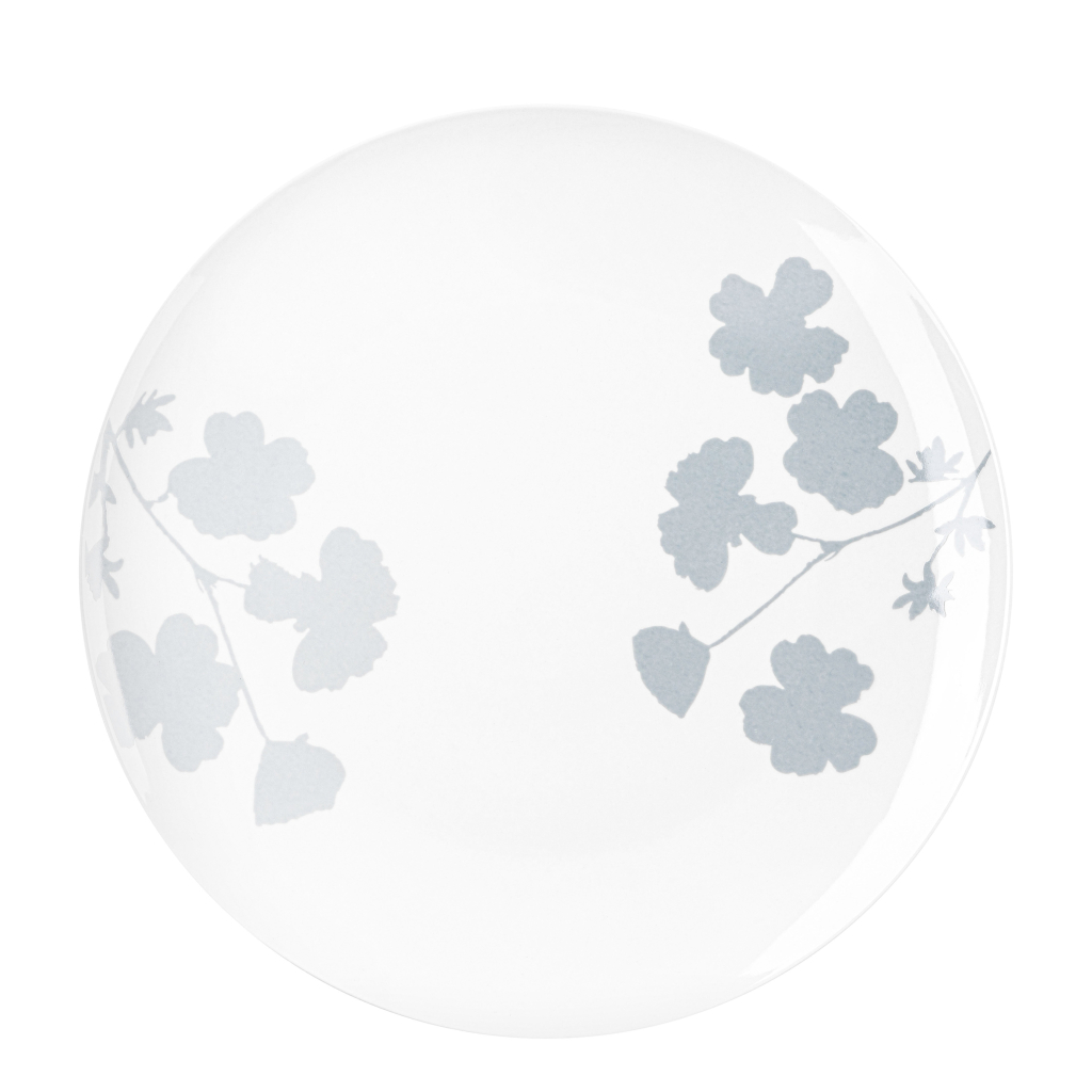 Тарілка Ardesto Capri, 26.8см, порцеляна, біло-блакитний (AR0427CWB) - фото 1