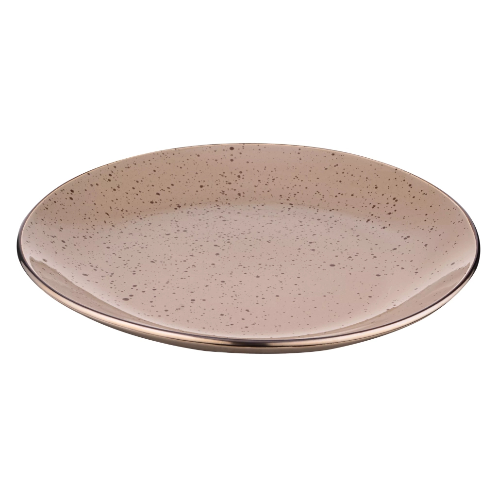 Тарілка Ardesto Emilia, 27.5см, кераміка, коричневий (AR0826EBR) - фото 2 Тарілка Ardesto Emilia, 27.5см, кераміка, коричневий (AR0826EBR) - фото 2