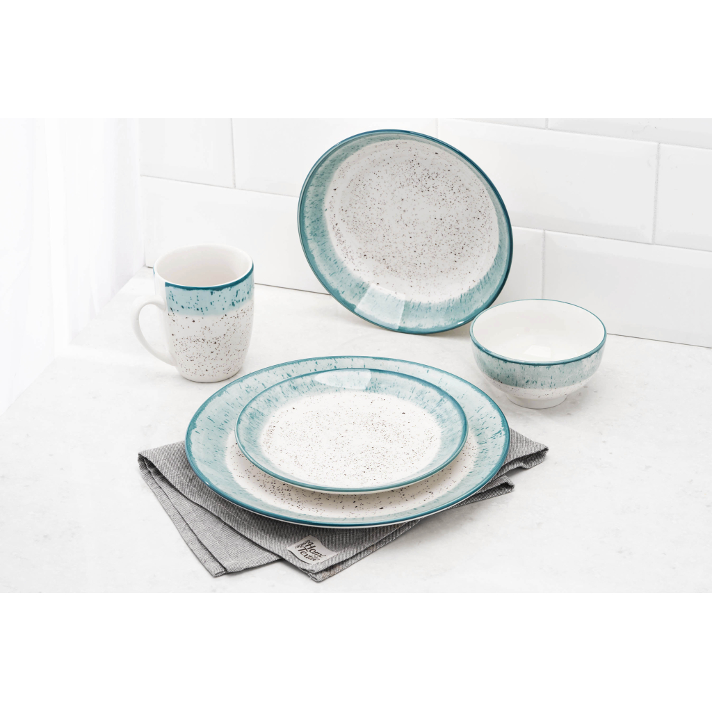 Тарілка Ardesto Siena, 27см, порцеляна, біло-блакитний (AR2927SWB) - фото 4 Тарілка Ardesto Siena, 27см, порцеляна, біло-блакитний (AR2927SWB) - фото 4