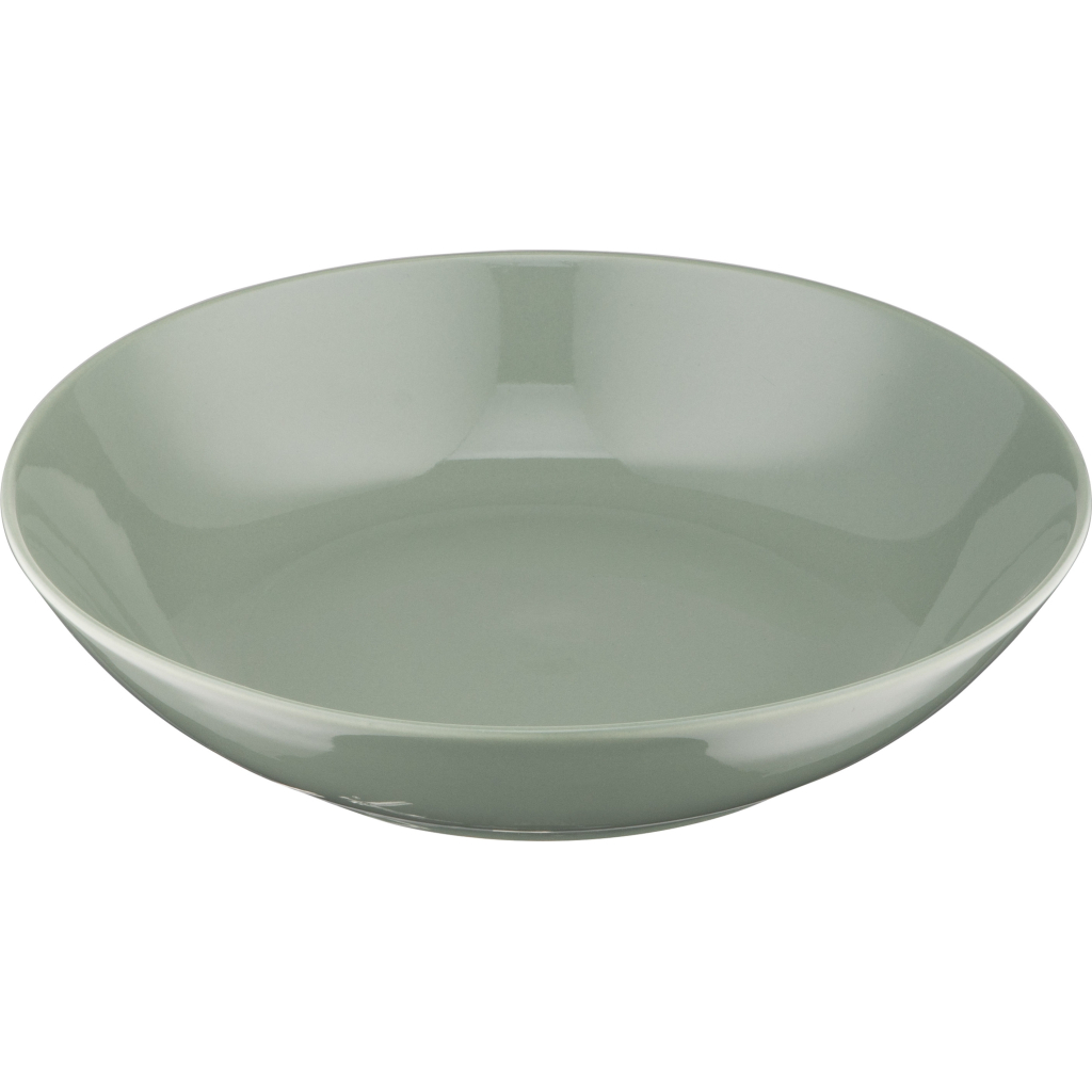 Тарілка Ardesto Capri, 630мл, 20см, порцеляна, зелений (AR0520CG) - фото 2 Тарілка Ardesto Capri, 630мл, 20см, порцеляна, зелений (AR0520CG) - фото 2