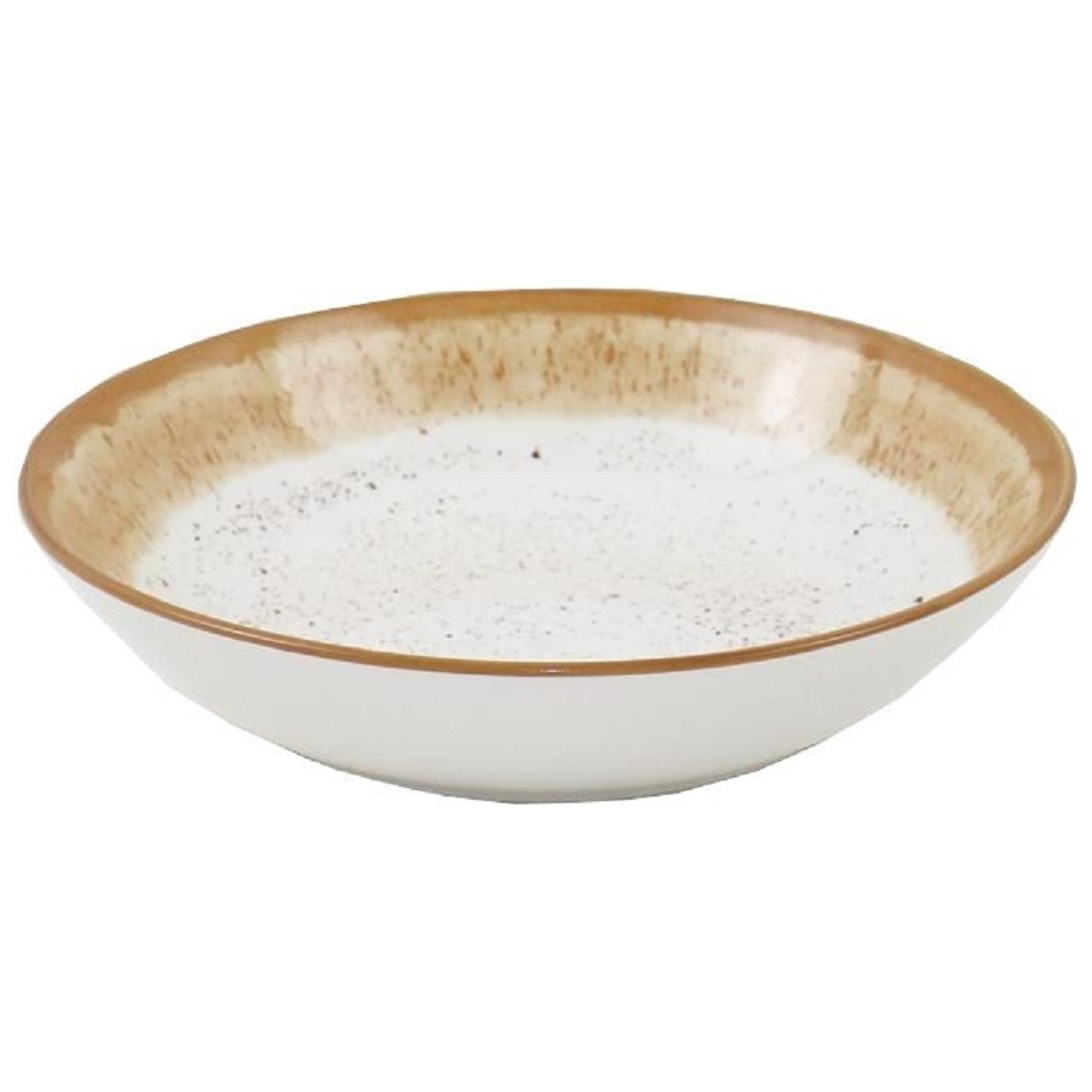 Тарілка Ardesto Siena, 790мл, 20см, порцеляна, біло-жовтий (AR2920SBG) Тарілка Ardesto Siena, 790мл, 20см, порцеляна, біло-жовтий (AR2920SBG)