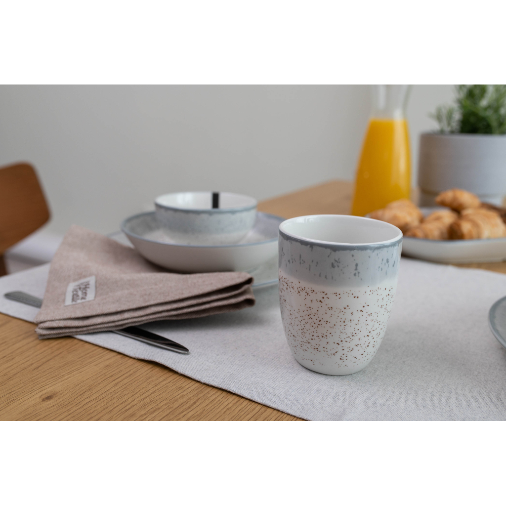 Чашка Ardesto Siena, 360мл, порцеляна, біло-сірий (AR2936SW) - фото 3 Чашка Ardesto Siena, 360мл, порцеляна, біло-сірий (AR2936SW) - фото 3