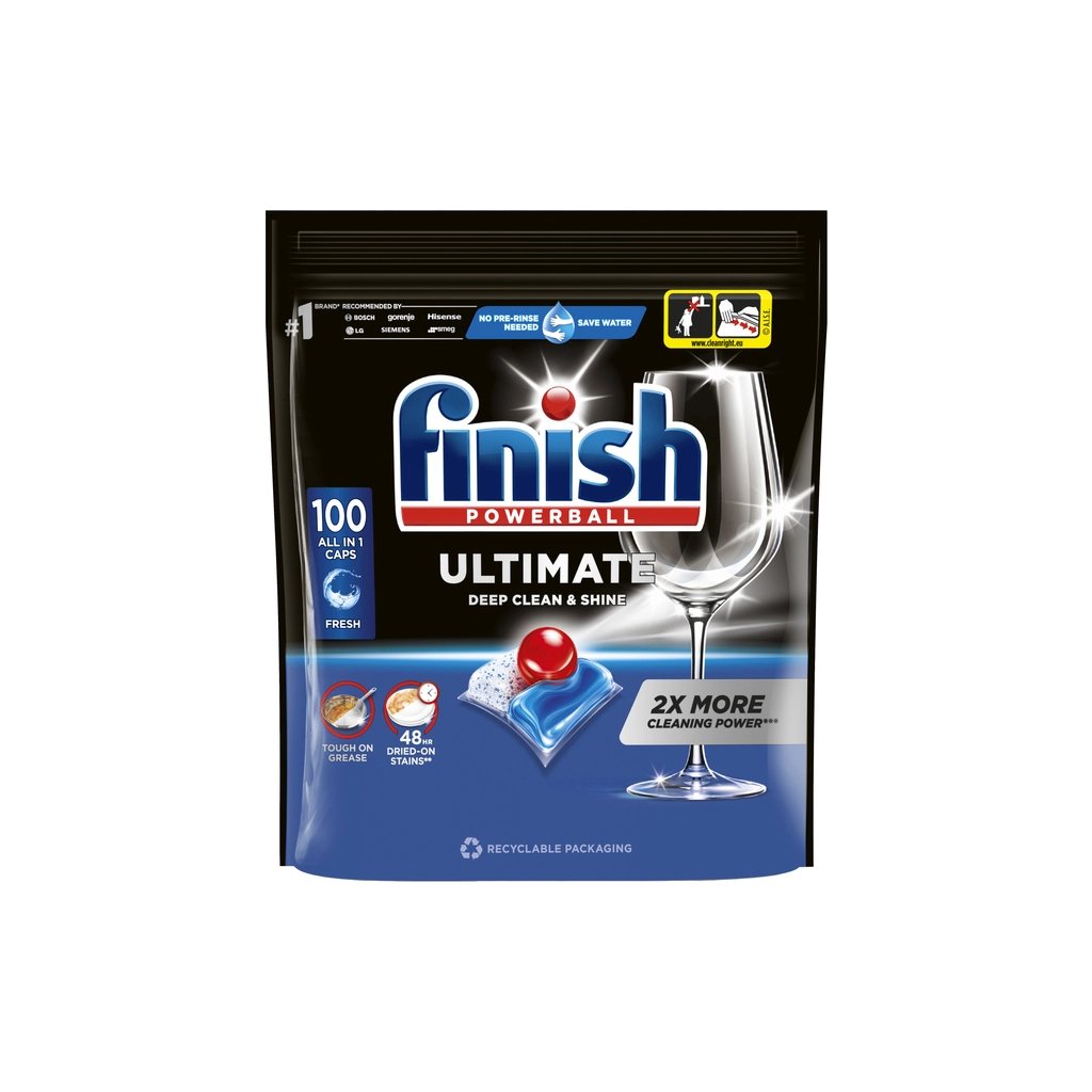 Таблетки для посудомийних машин Finish Ultimate All in 1 100 шт. (5908252012091) Таблетки для посудомийних машин Finish Ultimate All in 1 100 шт. (5908252012091)