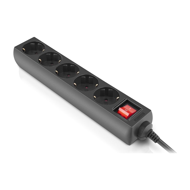 Мережевий фільтр живлення REAL-EL RS-PROTECT M 10m, black (EL122300037) - фото 4