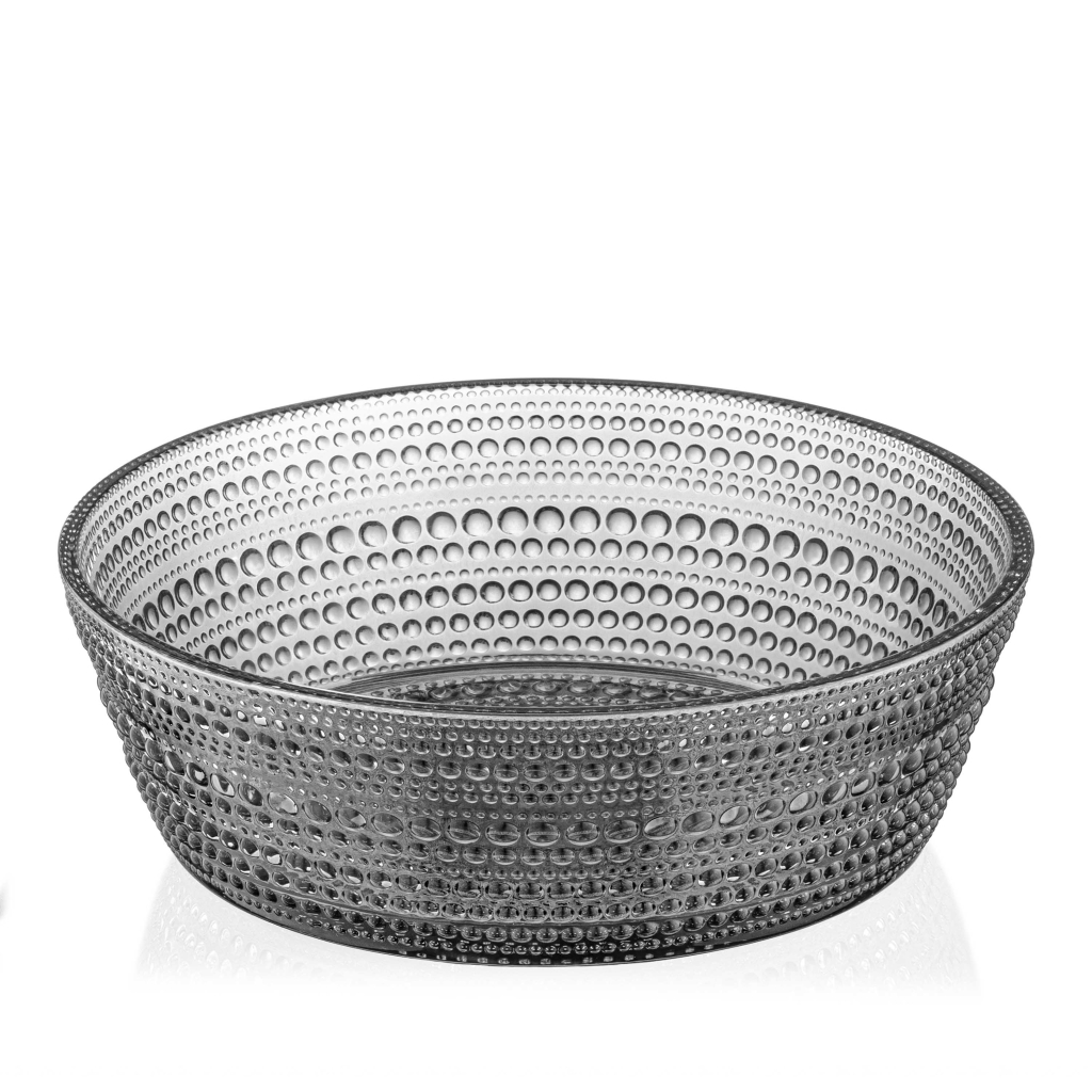 Салатник Ardesto Verbena 18см, скло, сірий (AR5035) - фото 2 Салатник Ardesto Verbena 18см, скло, сірий (AR5035) - фото 2