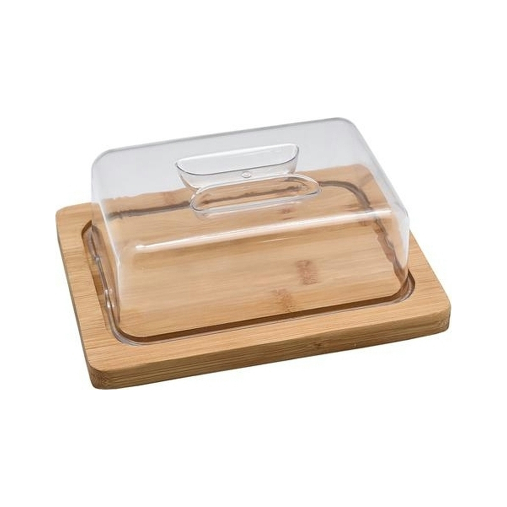 Маслянка кухонна Ardesto Midori, 20х15х7.5см, бамбук, пластик (AR0919)