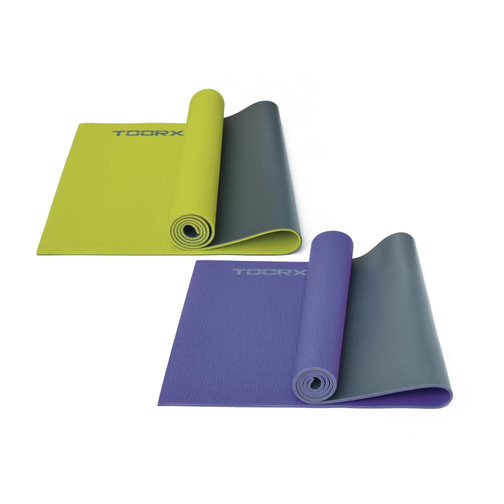 Килимок для йоги Toorx Yoga PVC 173 х 60 х 0,6 см Verde/Antracite (MAT-176) (931138) - фото 2 Килимок для йоги Toorx Yoga PVC 173 х 60 х 0,6 см Verde/Antracite (MAT-176) (931138) - фото 2