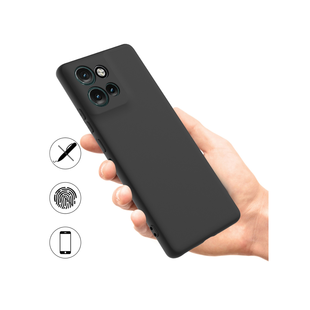 Чохол до мобільного телефона BeCover Motorola Edge 50 Neo Black (712744) - фото 5 Чохол до мобільного телефона BeCover Motorola Edge 50 Neo Black (712744) - фото 5