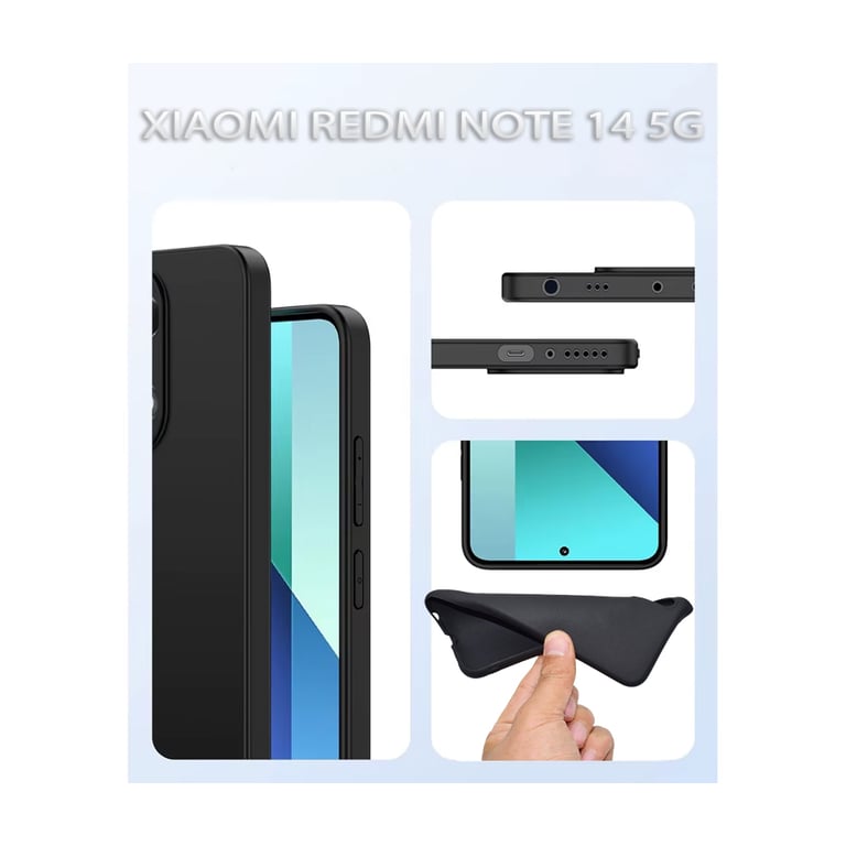 Чохол до мобільного телефона BeCover Xiaomi Redmi Note 14 5G Black (712757) - фото 2