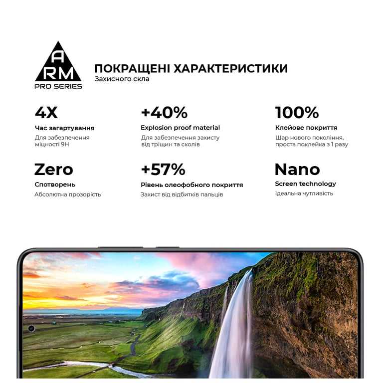 Скло захисне Armorstandart Pro Xiaomi Redmi Note 14 5G Black (ARM83175) - фото 5