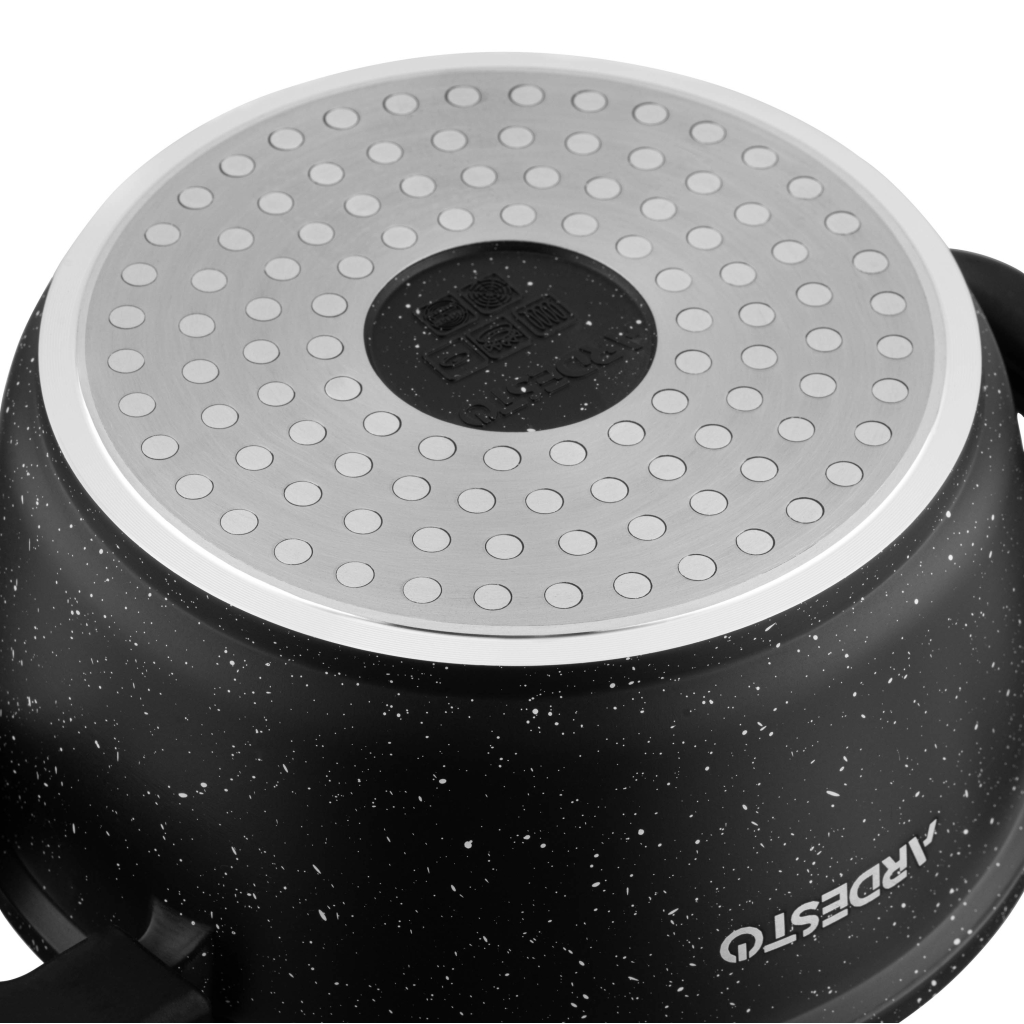 Каструля Ardesto Gemini Anzio, 1.2л, алюміній, чорний (AR2412GE) - фото 9 Каструля Ardesto Gemini Anzio, 1.2л, алюміній, чорний (AR2412GE) - фото 9