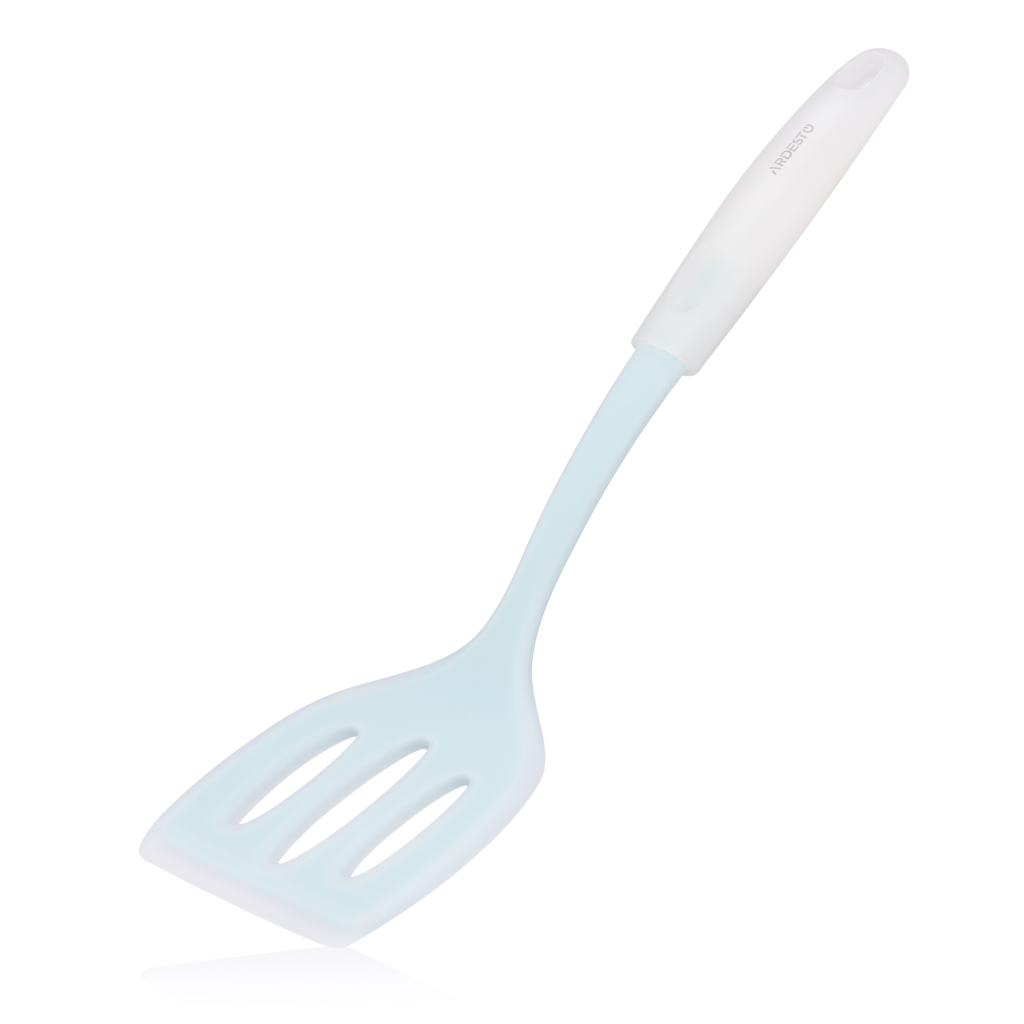 Лопатка кухонна Ardesto Fresh, 33см, силікон, пластик, блакитний (AR1602B) Лопатка кухонна Ardesto Fresh, 33см, силікон, пластик, блакитний (AR1602B)
