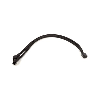 Кабель для передачі даних 4-pin PWM to 2х4-pin PWM 0.23m PowerPlant (CA913152) - фото 1