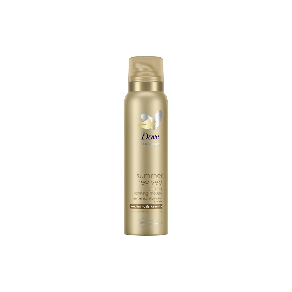 Автозасмага Dove Body Love Summer Revived Мус для тіла Від середнього до темного 150 мл (8710847962783)