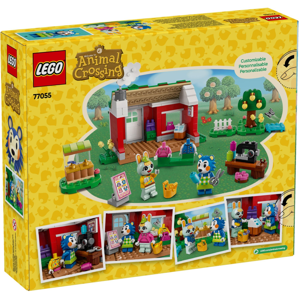 Конструктор LEGO Animal Crossing Крамниця одягу, що належить Able Sisters (77055) - фото 12 Конструктор LEGO Animal Crossing Крамниця одягу, що належить Able Sisters (77055) - фото 12