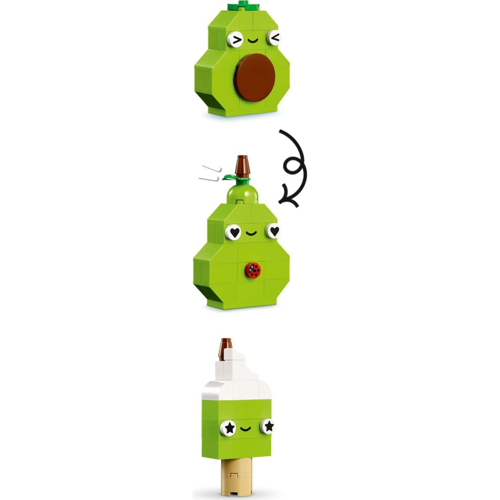 Конструктор LEGO Classic Творчі друзі з їжею (11039) - фото 9 Конструктор LEGO Classic Творчі друзі з їжею (11039) - фото 9