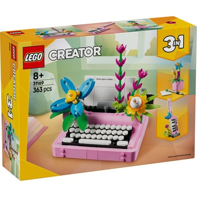Конструктор LEGO Creator Друкарська машинка з квітами (31169) - фото 1