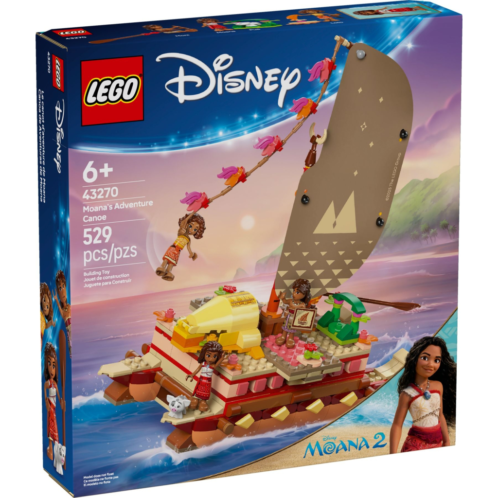 Конструктор LEGO Disney Princess Пригодницьке каное Ваяни (43270) - фото 1 Конструктор LEGO Disney Princess Пригодницьке каное Ваяни (43270) - фото 1