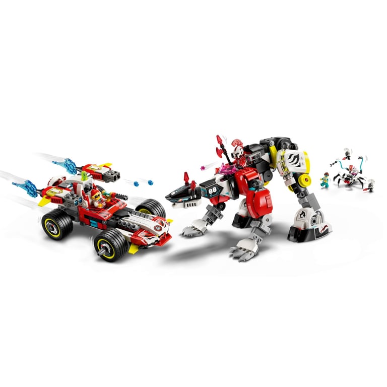 Конструктор LEGO DREAMZzz Робот-тигр Купера та Хот-род авто Зеро (71497) - фото 4
