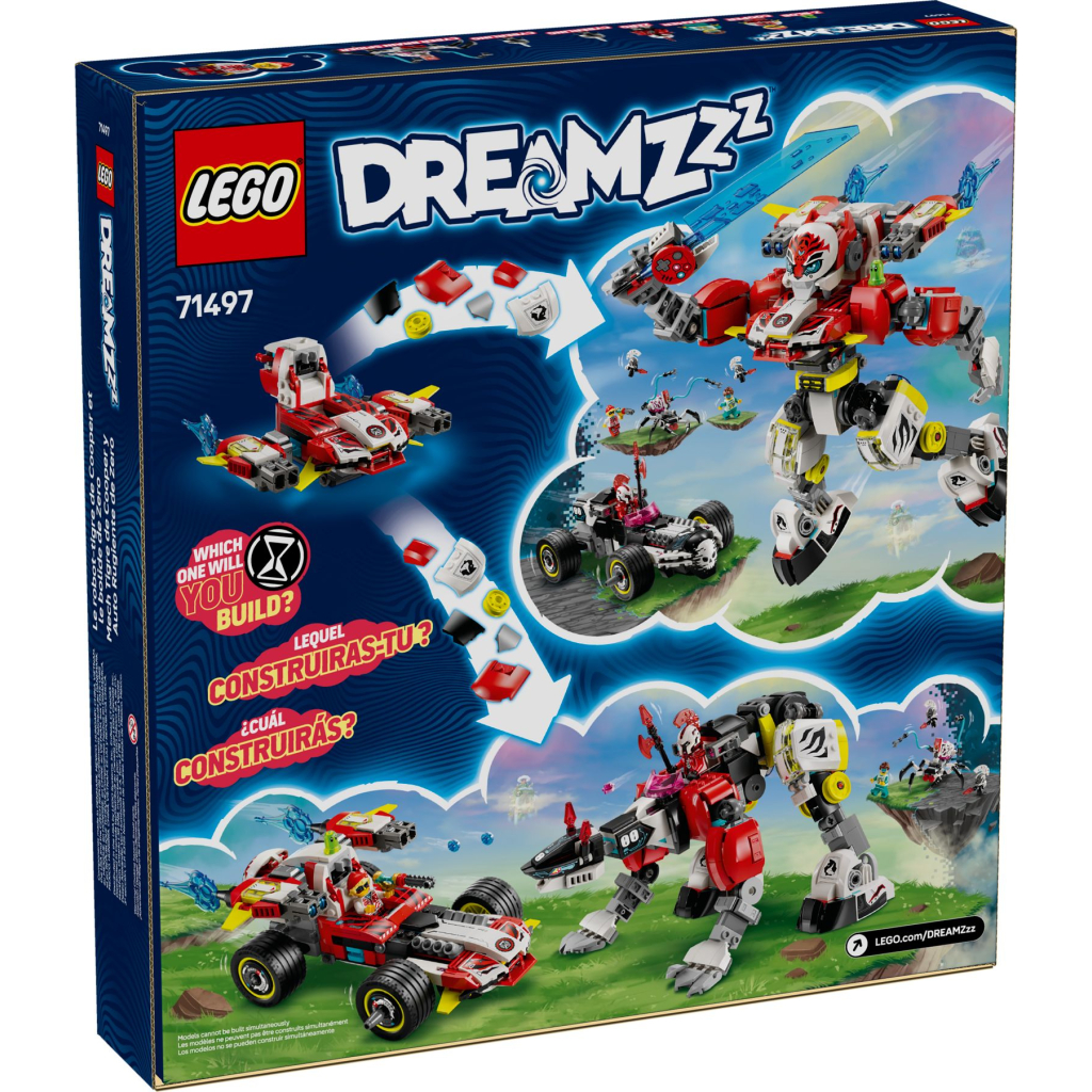 Конструктор LEGO DREAMZzz Робот-тигр Купера та Хот-род авто Зеро (71497) - фото 7 Конструктор LEGO DREAMZzz Робот-тигр Купера та Хот-род авто Зеро (71497) - фото 7