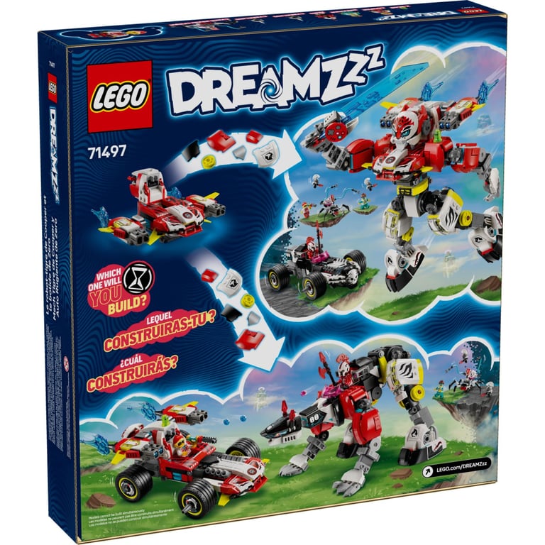 Конструктор LEGO DREAMZzz Робот-тигр Купера та Хот-род авто Зеро (71497) - фото 7