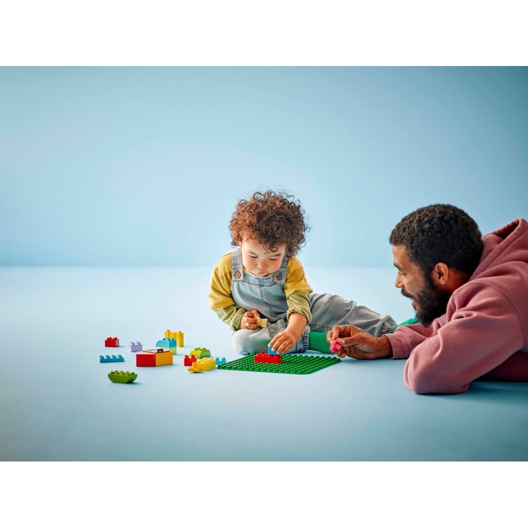Конструктор LEGO DUPLO Classic Зелена будівельна пластина (10460) - фото 4