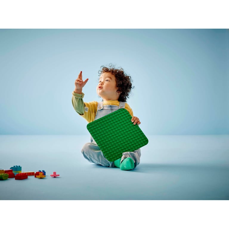 Конструктор LEGO DUPLO Classic Зелена будівельна пластина (10460) - фото 5