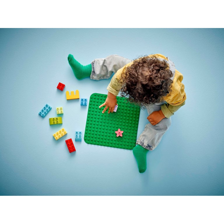 Конструктор LEGO DUPLO Classic Зелена будівельна пластина (10460) - фото 6