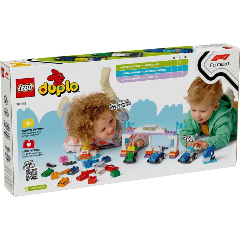 Конструктор LEGO DUPLO Town Автомобілі для перегонів і пілоти команд Формули-1 (10445) - фото 1
