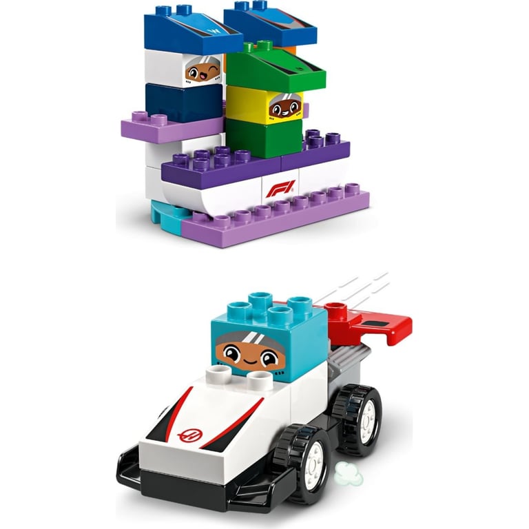 Конструктор LEGO DUPLO Town Автомобілі для перегонів і пілоти команд Формули-1 (10445) - фото 4