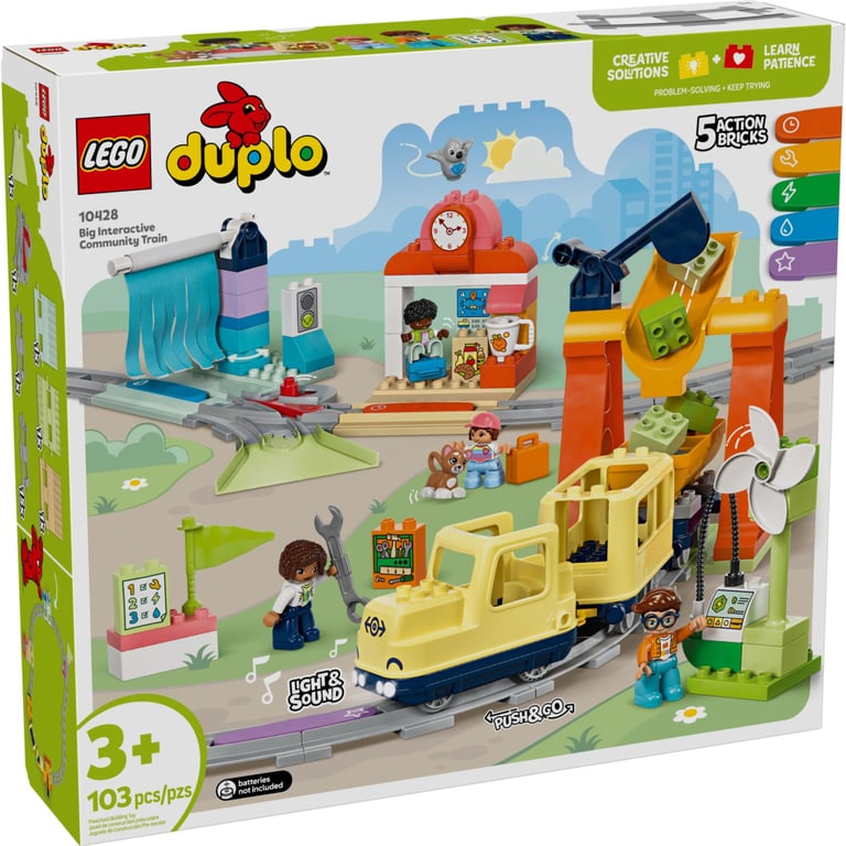 Конструктор LEGO DUPLO Town Великий інтерактивний громадський потяг (10428-) - фото 1